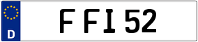 Truck License Plate